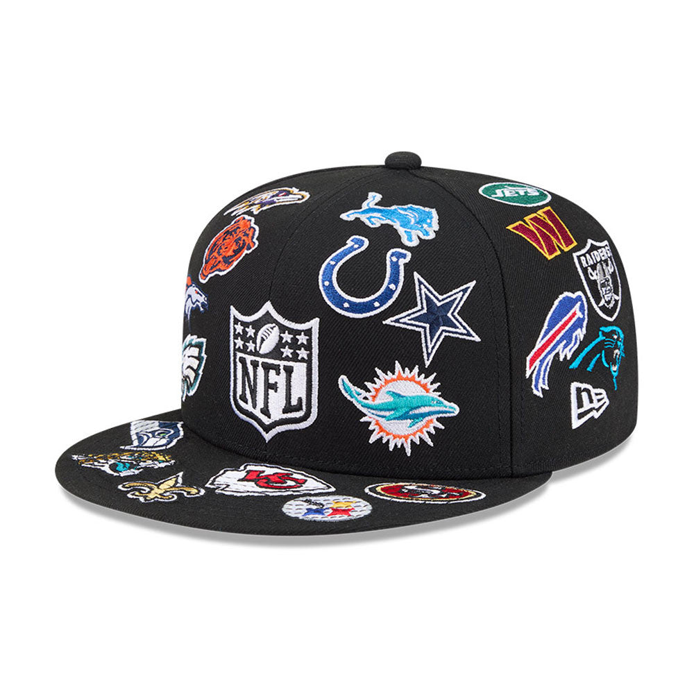 NFL All Over Patch 59FIFTY Fitted New Era Black
