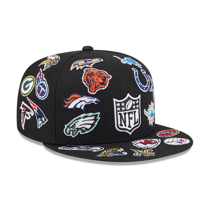 NFL All Over Patch 59FIFTY Fitted New Era Black
