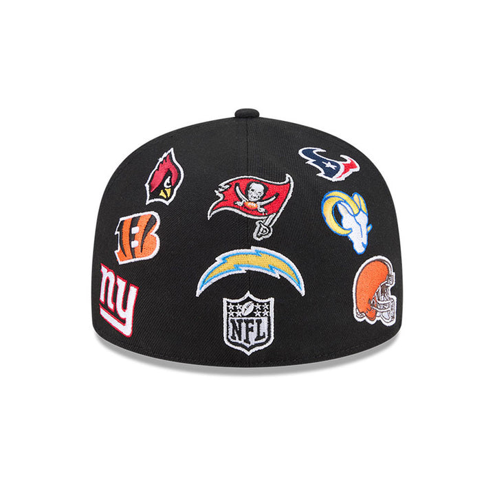 NFL All Over Patch 59FIFTY Fitted New Era Black