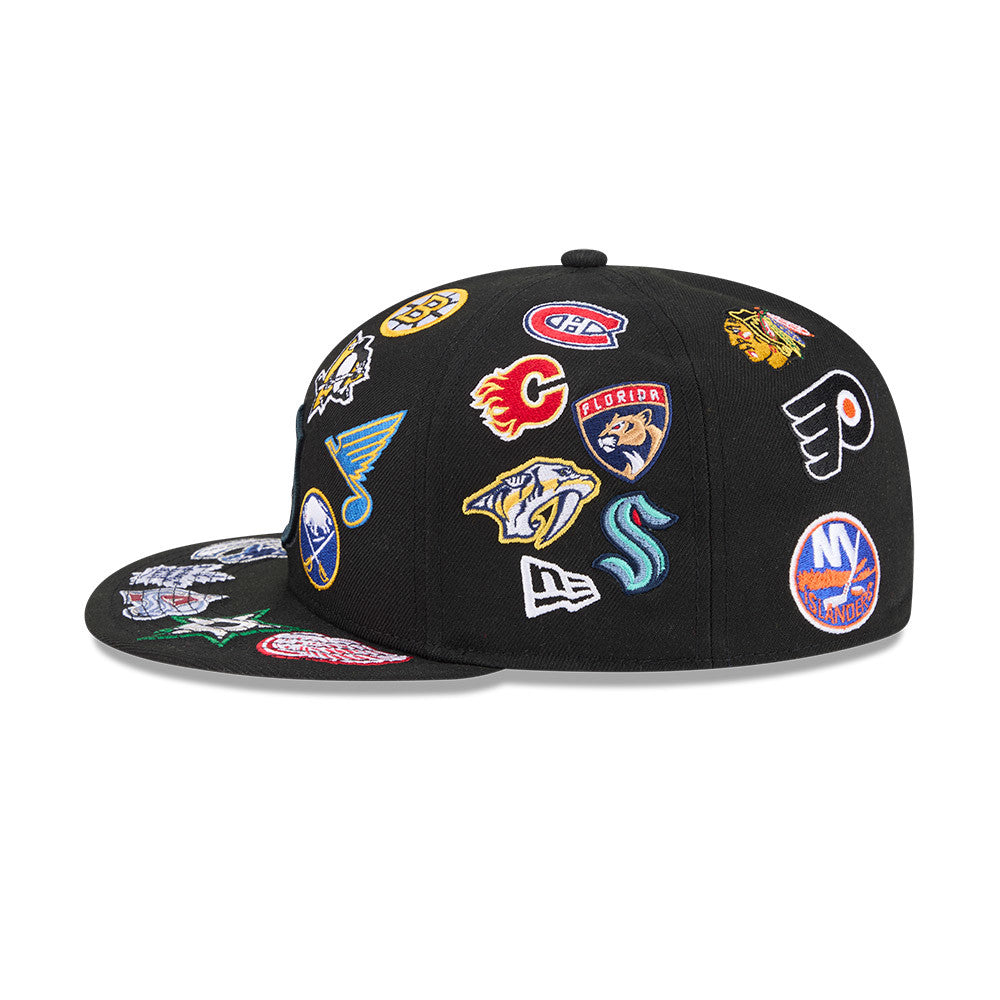 NHL All Over Patch 59FIFTY New Era Black