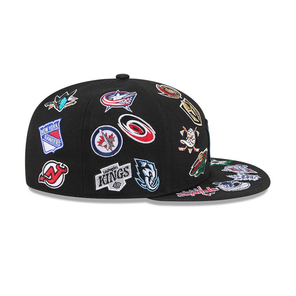 NHL All Over Patch 59FIFTY New Era Black