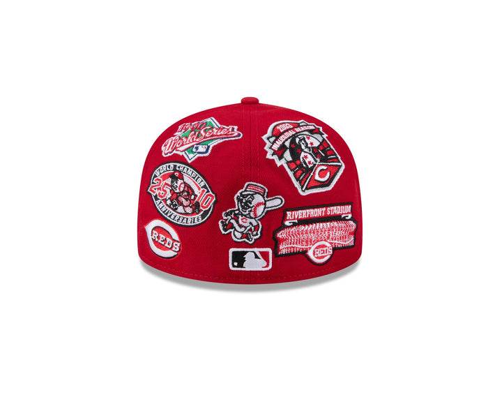 Cincinnati Reds MLB All Over Patch 59FIFTY Fitted New Era