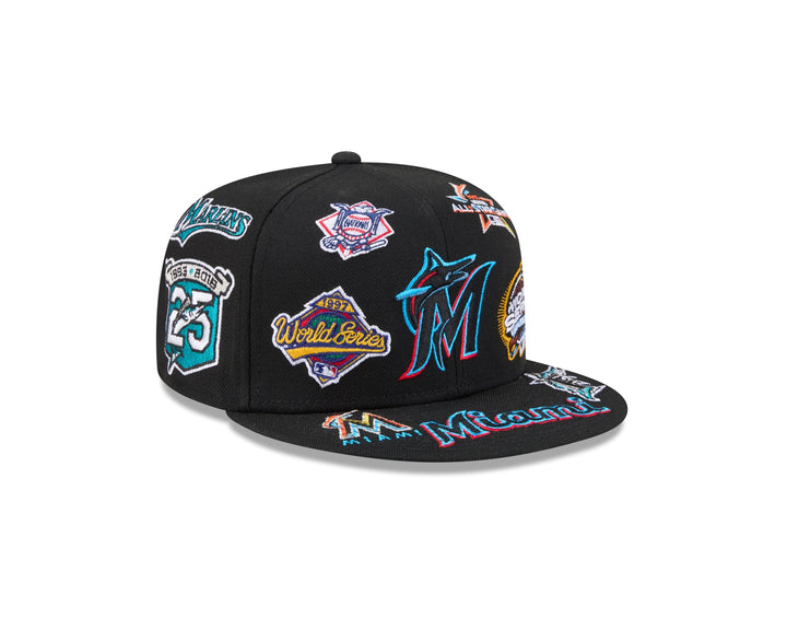 Miami Marlins MLB All Over Patch 59FIFTY New Era