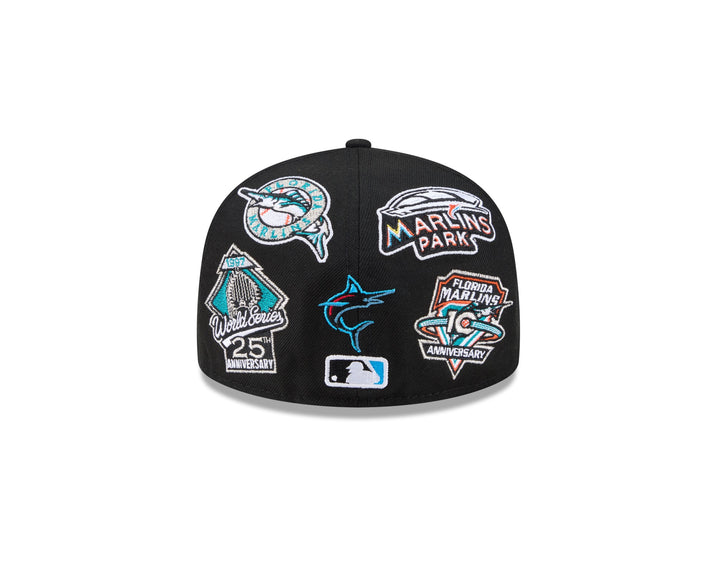 Miami Marlins MLB All Over Patch 59FIFTY New Era