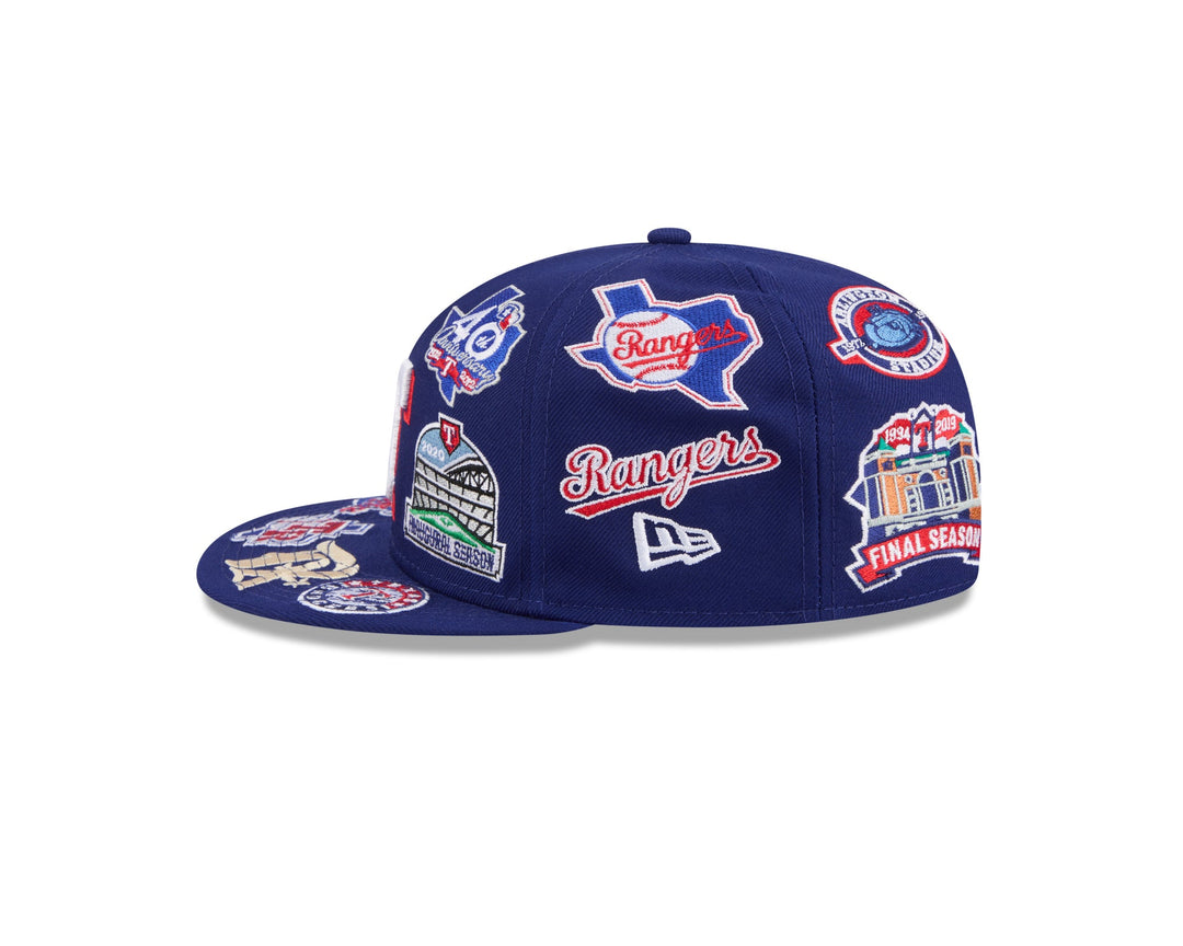 Texas Ranger Pach Texas Rangers MLB All Over Patch 59FIFTY Fitted New Era – American ...