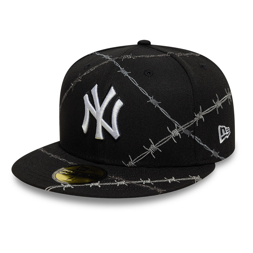 New York Yankees MLB Wire 59FIFTY Fitted New Era Black