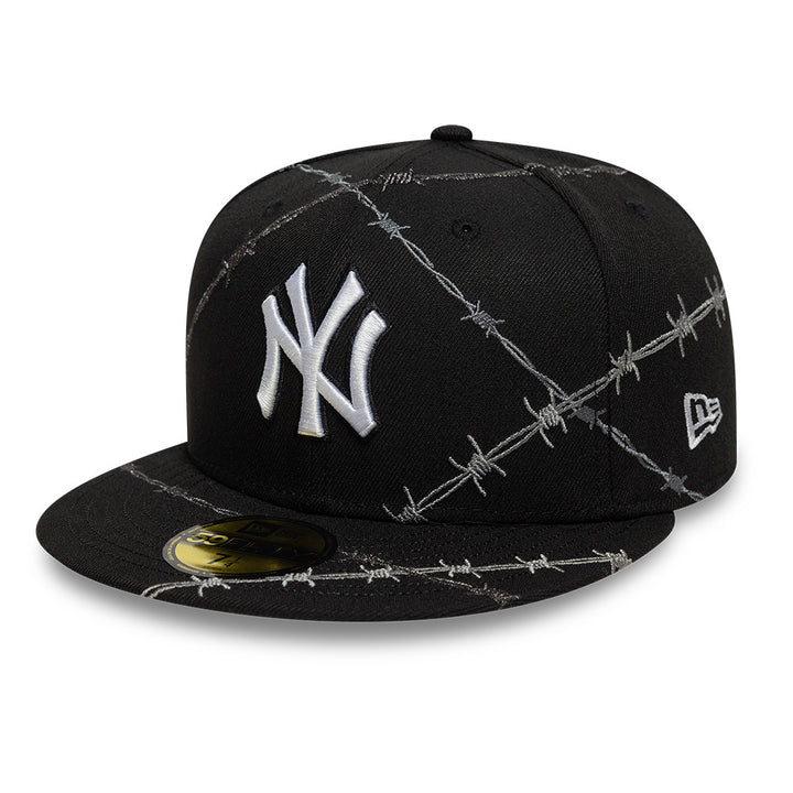 New York Yankees MLB Wire 59FIFTY Fitted New Era Black
