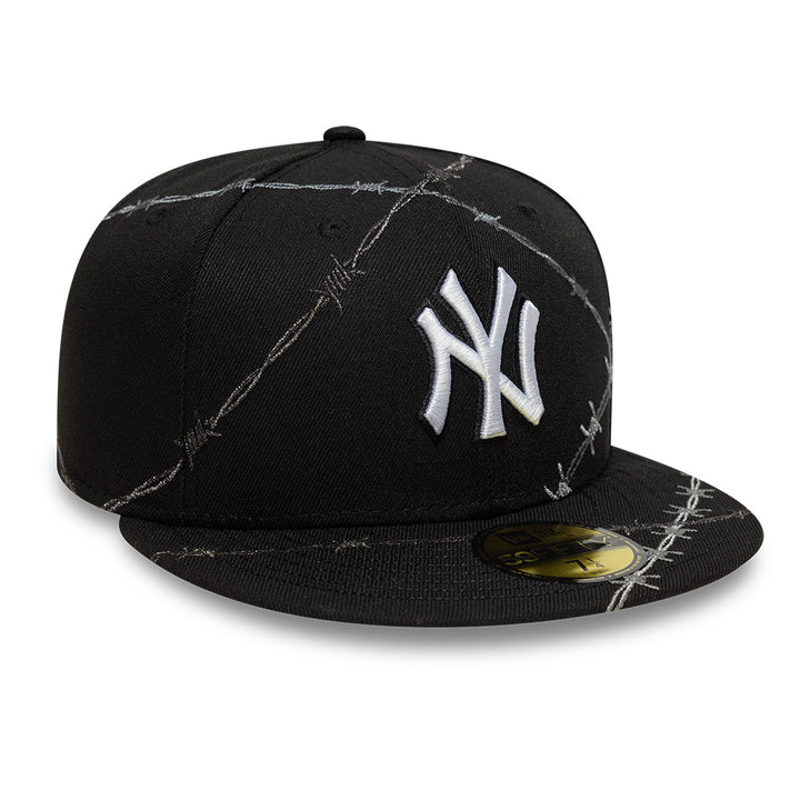 New York Yankees MLB Wire 59FIFTY Fitted New Era Black