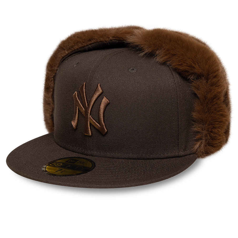 New York Yankees MLB World Series Dog Ear 59FIFTY Fitted New Era Brown/Brown