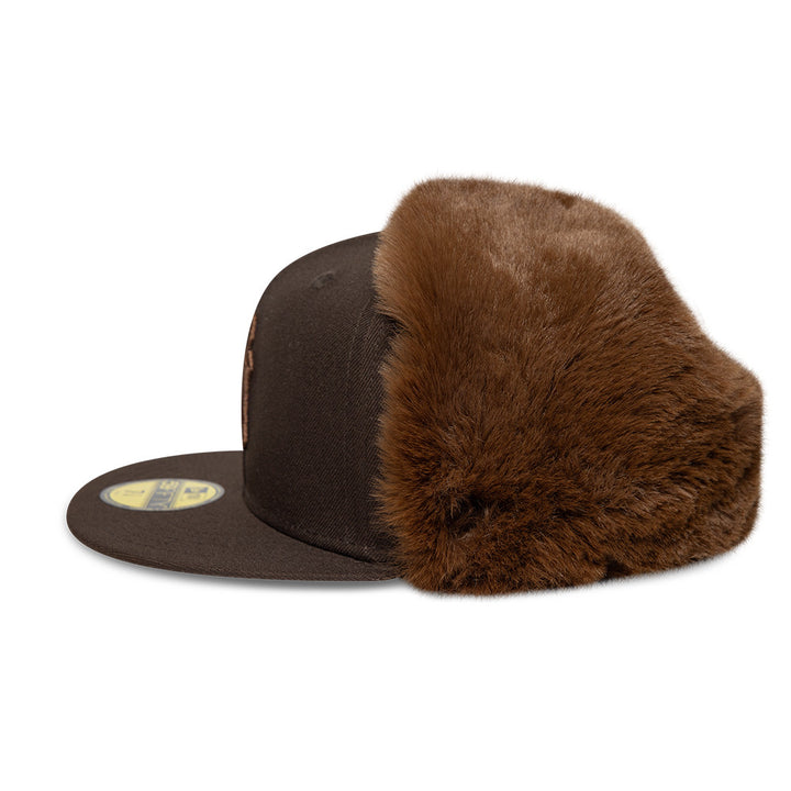 New York Yankees MLB World Series Dog Ear 59FIFTY Fitted New Era Brown/Brown