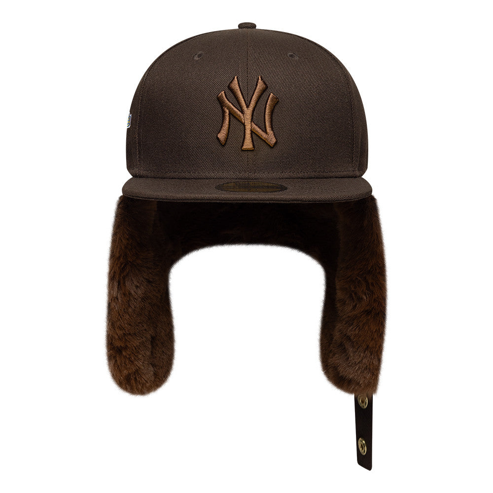 New York Yankees MLB World Series Dog Ear 59FIFTY Fitted New Era Brown/Brown