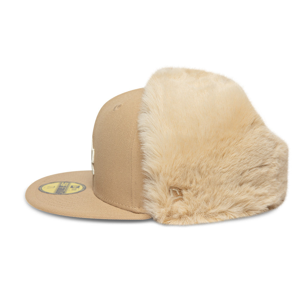 Los Angeles Dodgers MLB World Series Dog Ear 59FIFTY Fitted New Era Sand