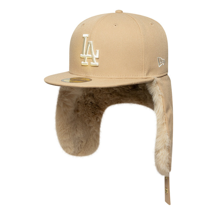Los Angeles Dodgers MLB World Series Dog Ear 59FIFTY Fitted New Era Sand