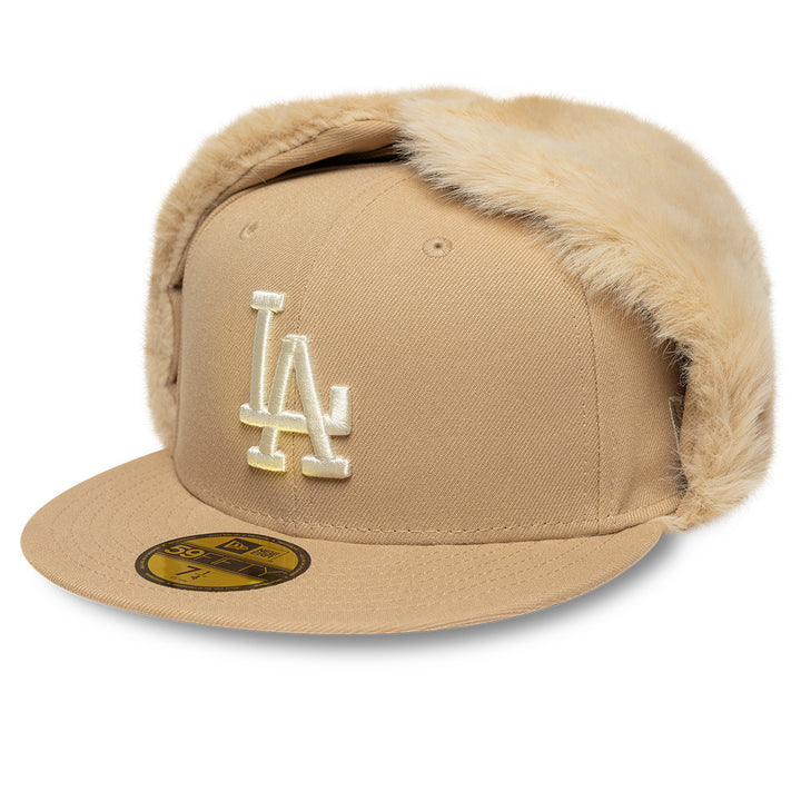 Los Angeles Dodgers MLB World Series Dog Ear 59FIFTY Fitted New Era Sand