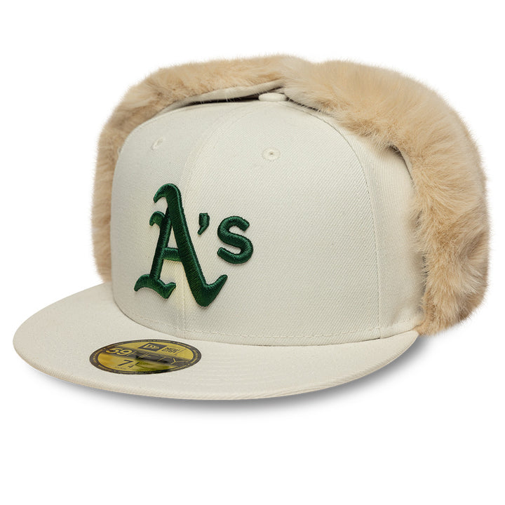 Oakland Athletics MLB World Series Dog Ear 59FIFTY Fitted New Era Beige/Green