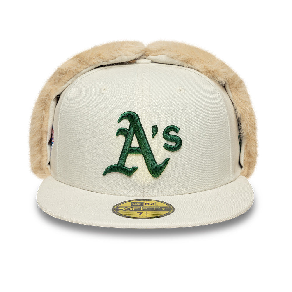 Oakland Athletics MLB World Series Dog Ear 59FIFTY Fitted New Era Beige/Green