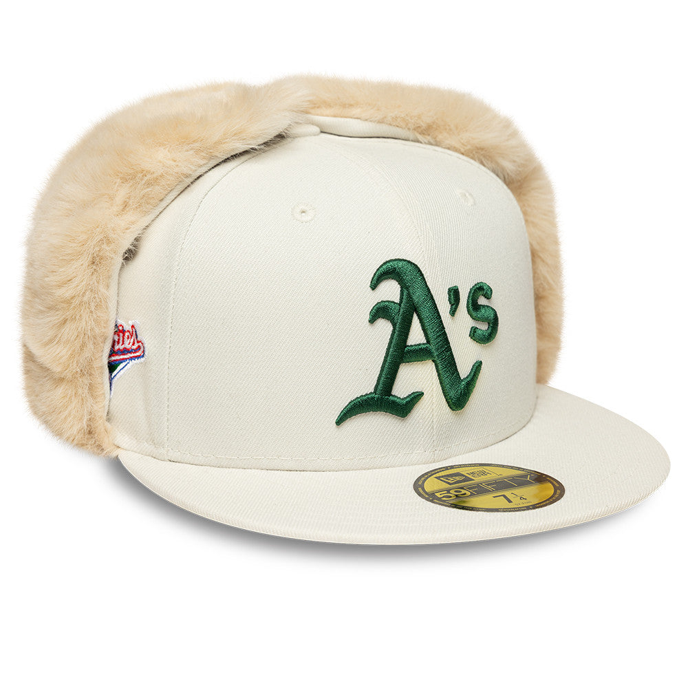 Oakland Athletics MLB World Series Dog Ear 59FIFTY Fitted New Era Beige/Green
