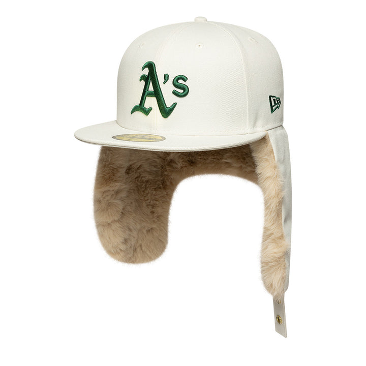 Oakland Athletics MLB World Series Dog Ear 59FIFTY Fitted New Era Beige/Green