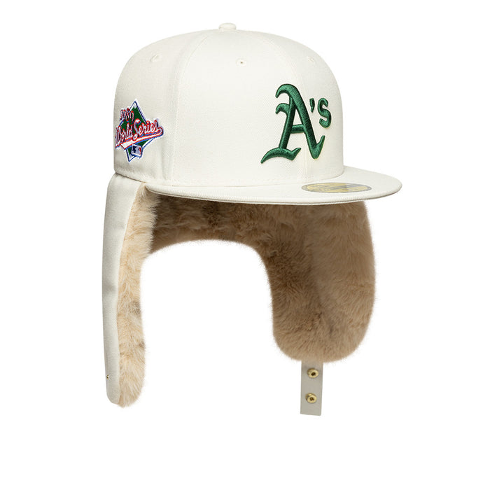 Oakland Athletics MLB World Series Dog Ear 59FIFTY Fitted New Era Beige/Green