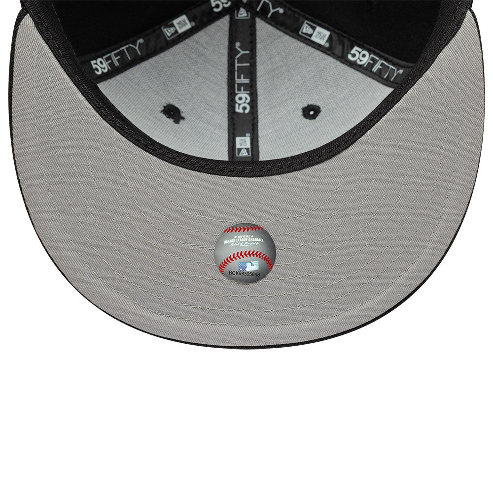 New York Yankees MLB Faux Pearl 59FIFTY Fitted New Era Black