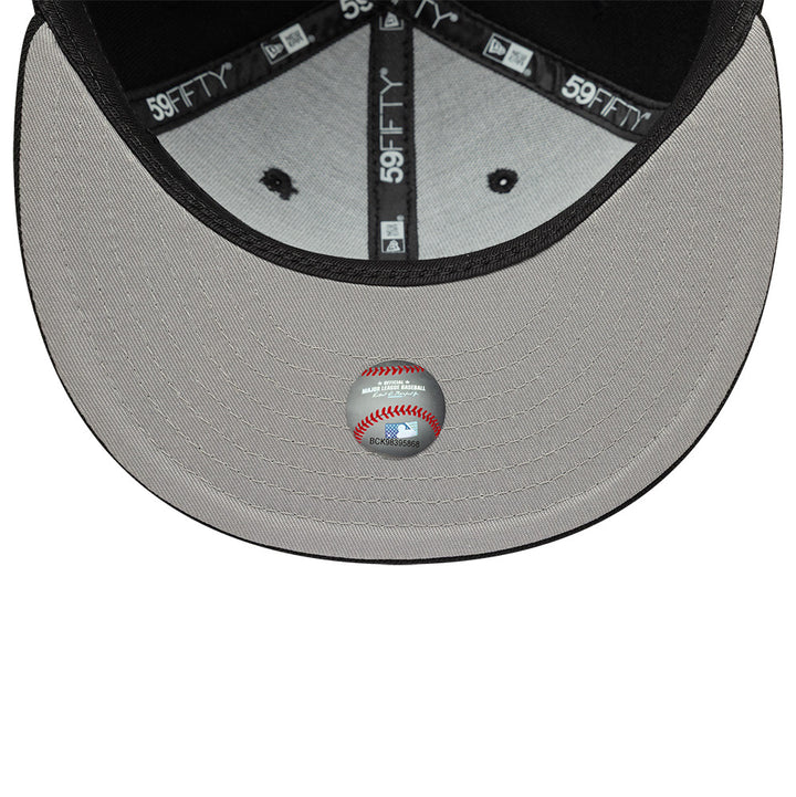 New York Yankees MLB Faux Pearl 59FIFTY Fitted New Era Black