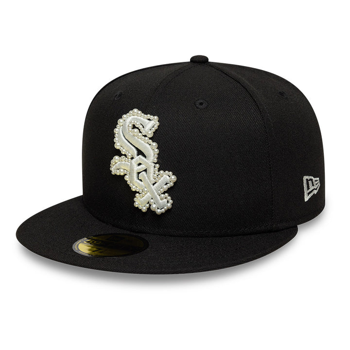 Chicago White Sox MLB Faux Pearl 59FIFTY Fitted New Era Black