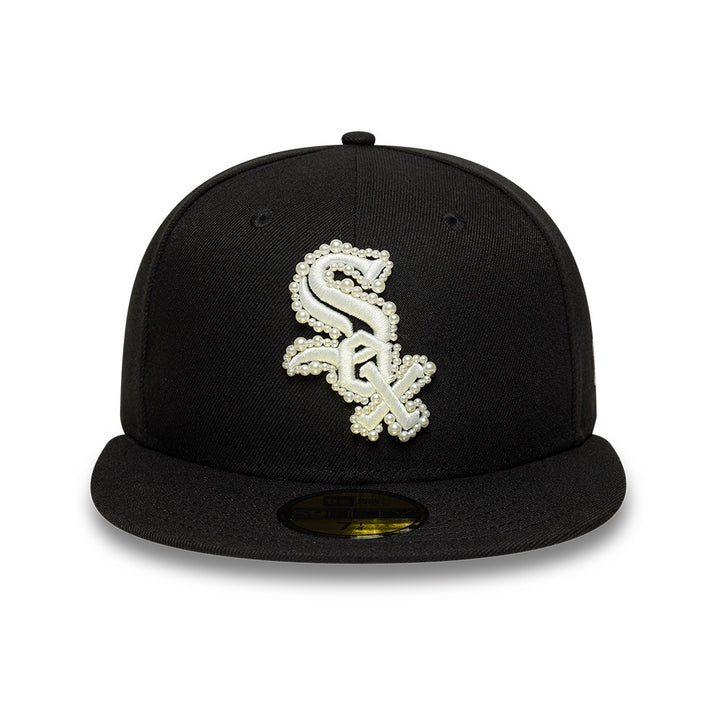 Chicago White Sox MLB Faux Pearl 59FIFTY Fitted New Era Black