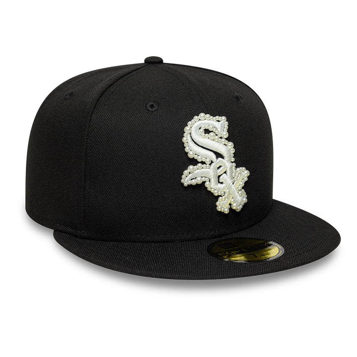 Chicago White Sox MLB Faux Pearl 59FIFTY Fitted New Era Black