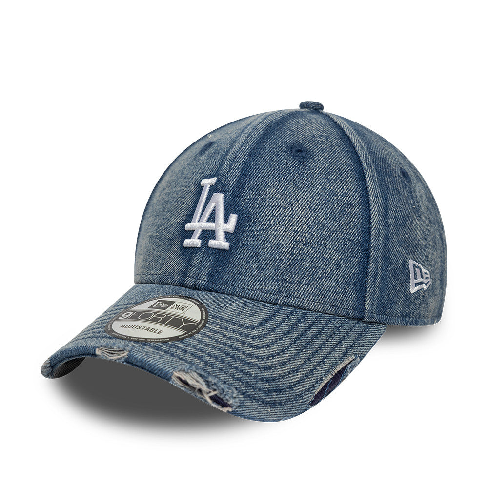 Los Angeles Dodgers MLB Acid Wash Denim 9FORTY Strapback New Era