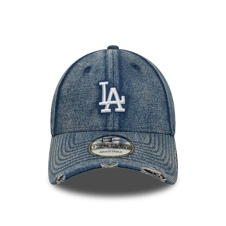 Los Angeles Dodgers MLB Acid Wash Denim 9FORTY Strapback New Era