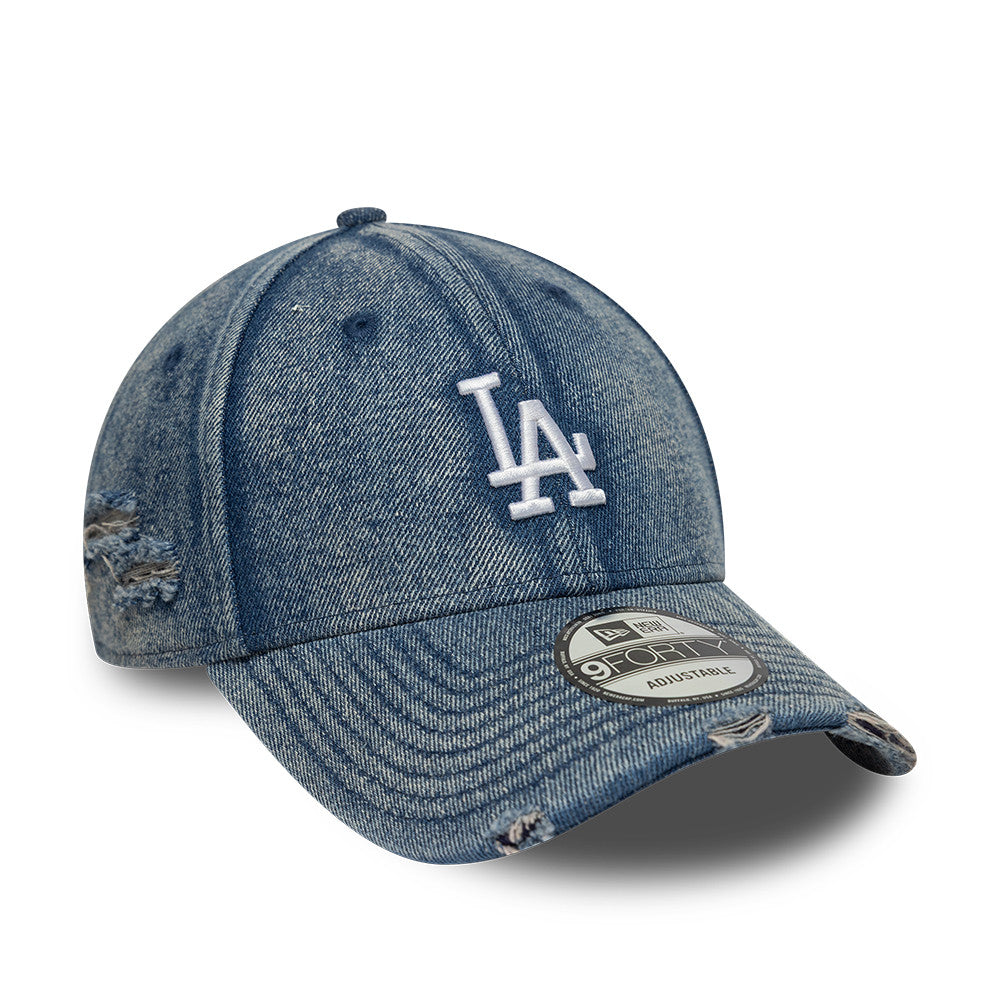 Los Angeles Dodgers MLB Acid Wash Denim 9FORTY Strapback New Era