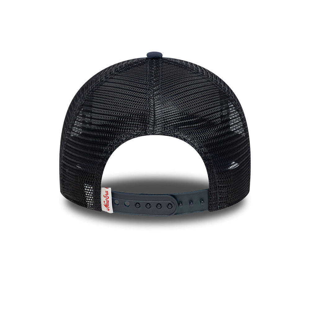 Oval Foam Patch Snapback Trucker New Era Branded Navy