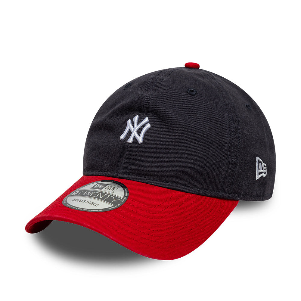 New York Yankees 9TWENTY Strapback Mini Washed Blue/White
