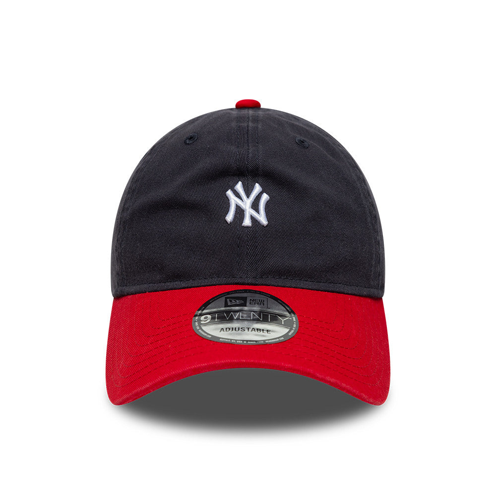 New York Yankees 9TWENTY Strapback Mini Washed Blue/White