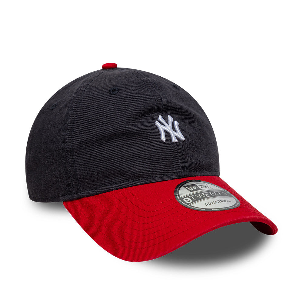 New York Yankees 9TWENTY Strapback Mini Washed Blue/White