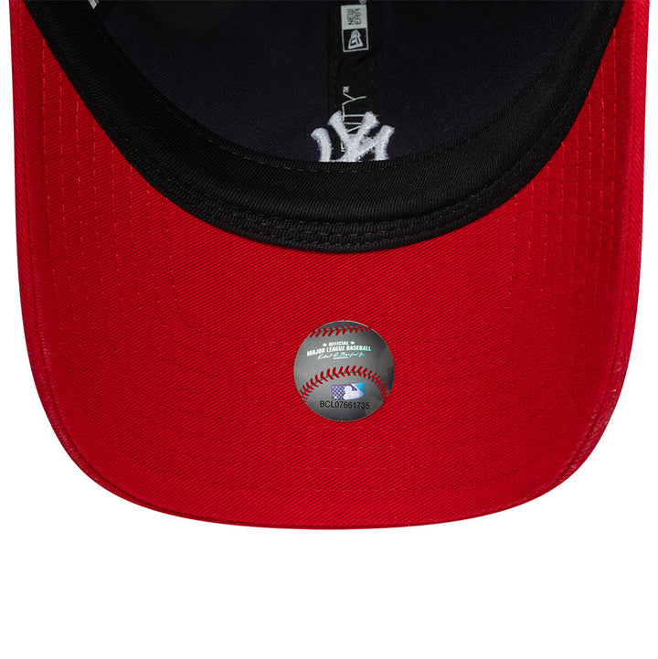 New York Yankees 9TWENTY Strapback Mini Washed Blue/White