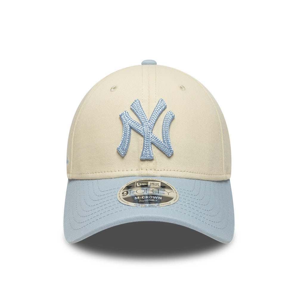 New York Yankees MLB 9FORTY M-Crown Snapback New Era Beige/Baby Blue