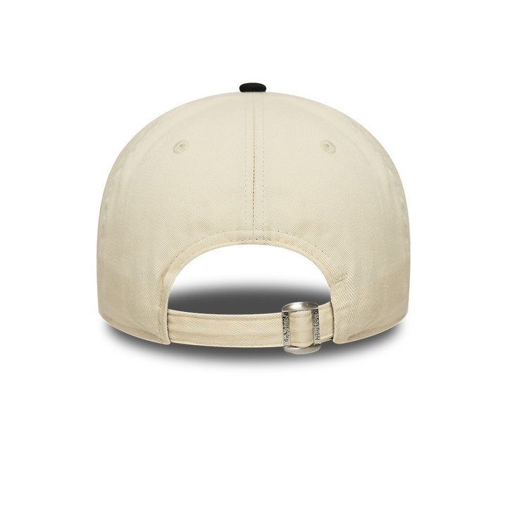New Era Washed Distress 9Twenty Strapback Cream/Black