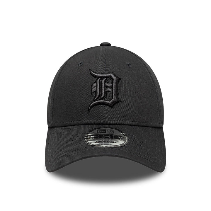 Detroit Tigers MLB Team Outline 9FORTY Strapback New Era Grey