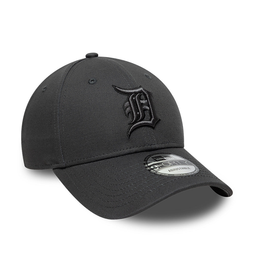 Detroit Tigers MLB Team Outline 9FORTY Strapback New Era Grey