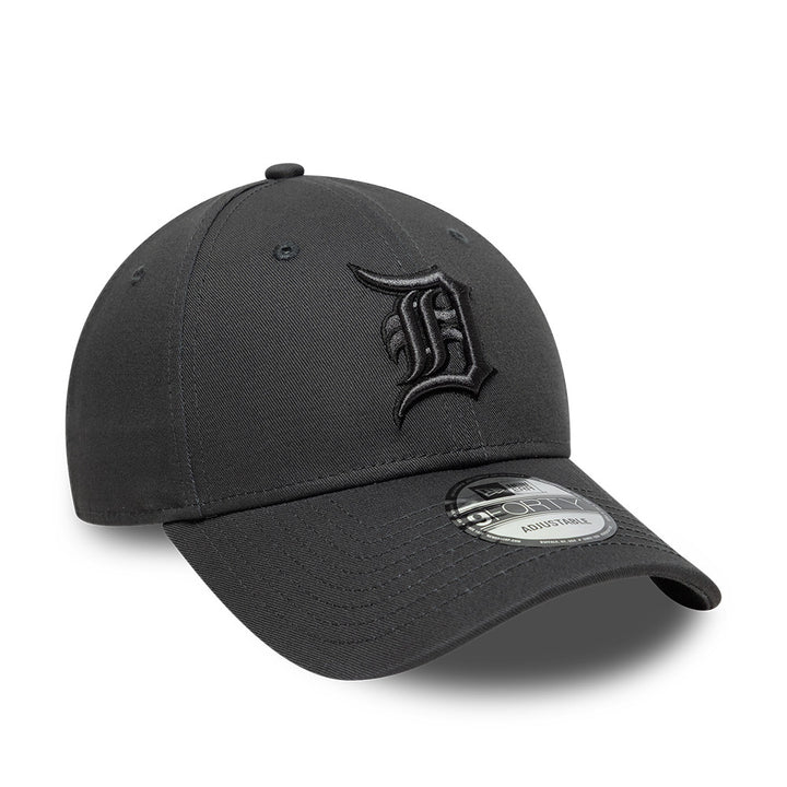Detroit Tigers MLB Team Outline 9FORTY Strapback New Era Grey