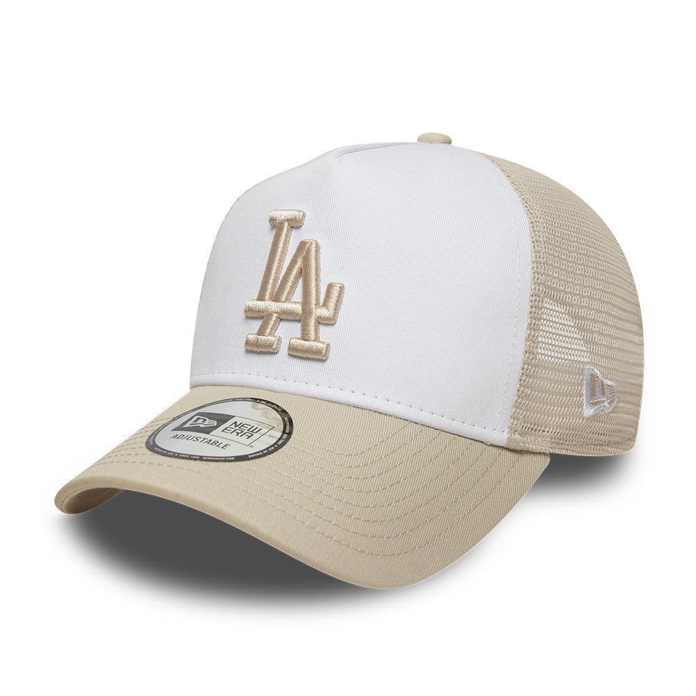 Los Angeles Dodgers League Essential Trucker Snapback White/Cream