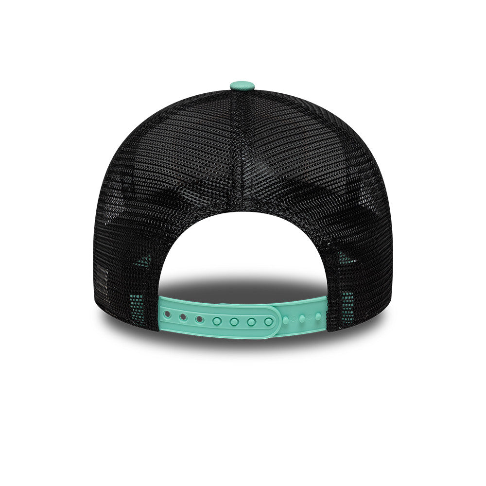 Portofino Italy A-Frame Trucker New Era Turquoise/White