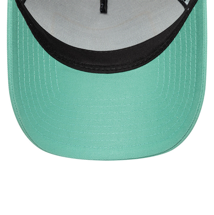 Portofino Italy A-Frame Trucker New Era Turquoise/White