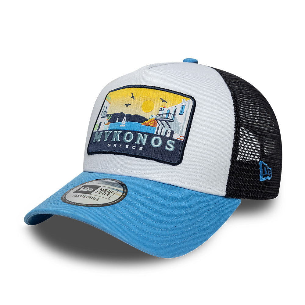 Mykonos Trucker Snapback New Era White/Blue