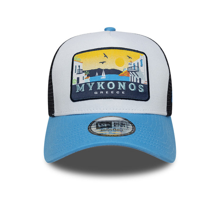 Mykonos Trucker Snapback New Era White/Blue