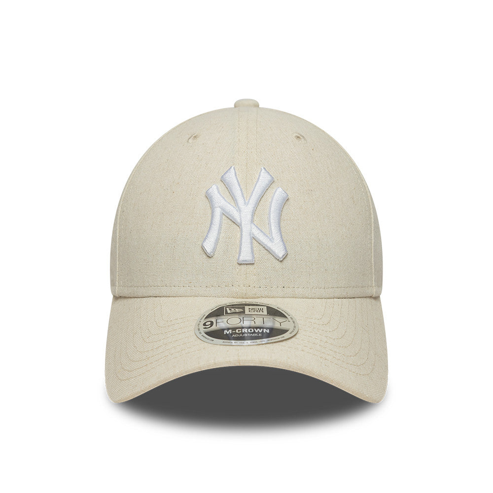 New York Yankees MLB Linen M Crown 9FORTY Snapback New Era