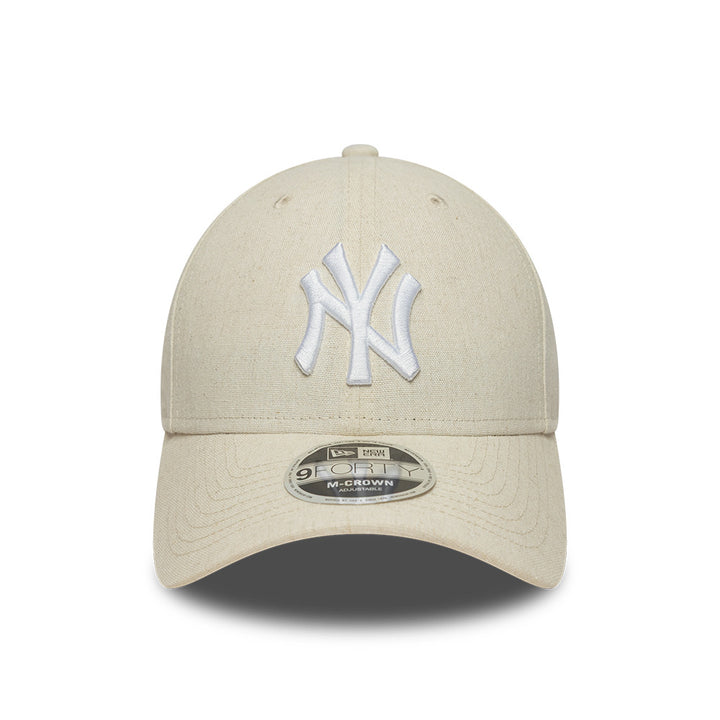 New York Yankees MLB Linen M Crown 9FORTY Snapback New Era