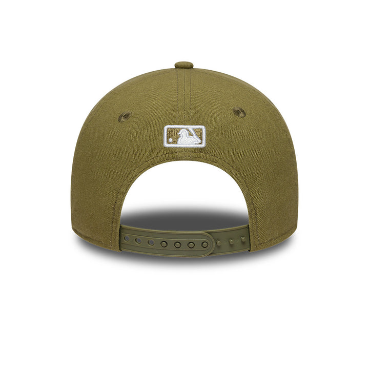 Los Angeles Dodgers MLB Linnen 9FORTY M Crown Snapback New Era Olive
