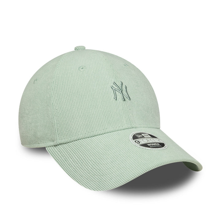 New York Yankees MLB Mini Cord 9FORTY Women Strapback New Era Sage Green